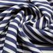 Софт принт полоска темно синяя